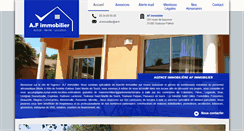 Desktop Screenshot of af-immobilier.com